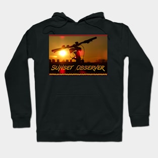 Bicycle Sunset Observer for bicycle lovers Hoodie